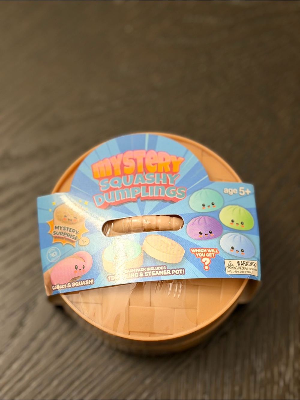Mystery Squashy Dumplings Surprise Toy Squishy Fidget - Gold Confetti collection